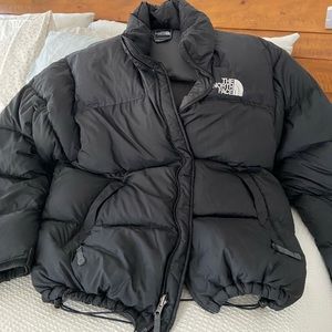 Mint black north face